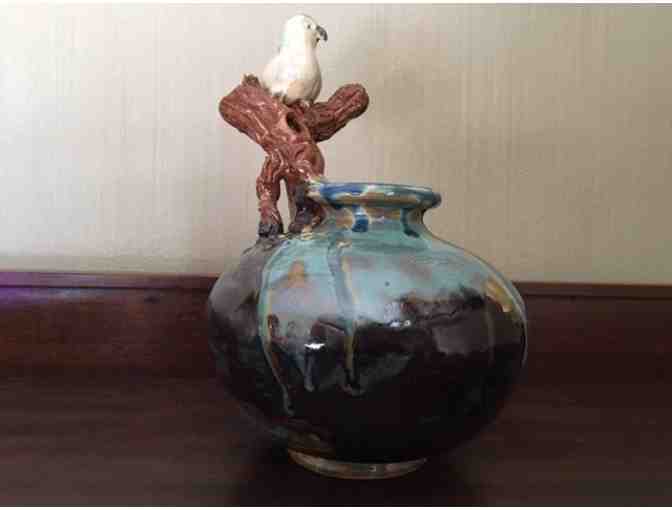 Stunning vase by Cambodian Master Ceramist Yary Livan