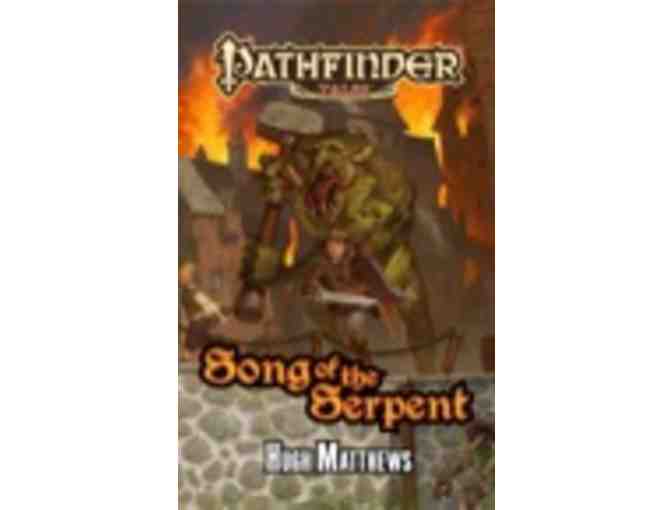 Three Pathfinder Tales Fantasy Paperback books