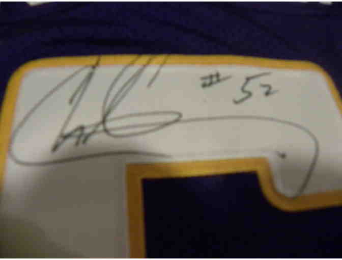 Minnesota Vikings Chad Greenway Autographed Jersey
