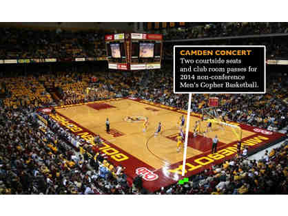 University of Minnesota Men's Courtside Basketball Tickets for 2