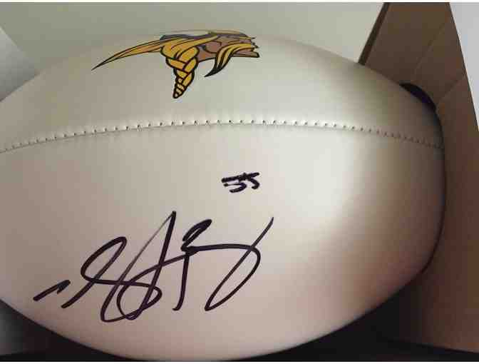 Minnesota Vikings Linval Joseph Authentic Autographed Football