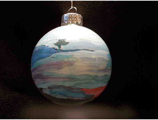 Glass Ornament - Painted by Katherine Noble Churchill