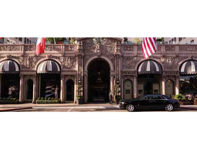 HELICOPTER DROP: 1 Ball for $50: 1-Night Stay Beverly Wilshire+Dinner at The Palm for Two