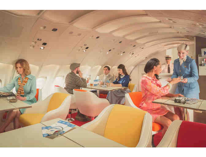2 "Main Deck" First Class Tickets to Relive the Magic of PAN AM! - Photo 4