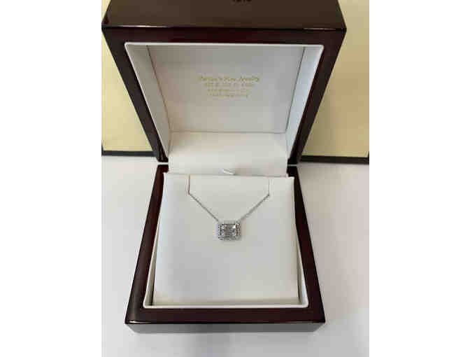 14kt White Gold Lady's Diamond Pendant