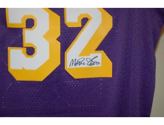 Signed 32 Laker Jersey by Magic Johnson!!