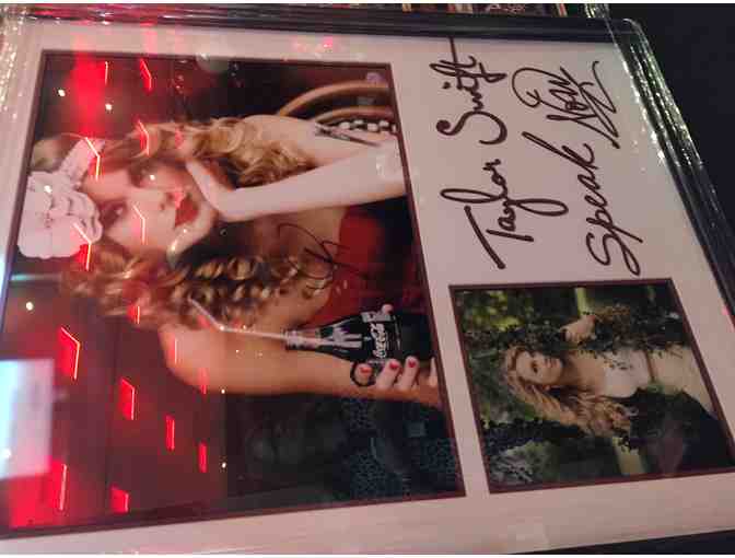Taylor Swift framed AUTOGRAPHED photo collage