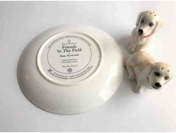 Royal Doulton Friends in a Field Nigel Hemming limited edition and shakers