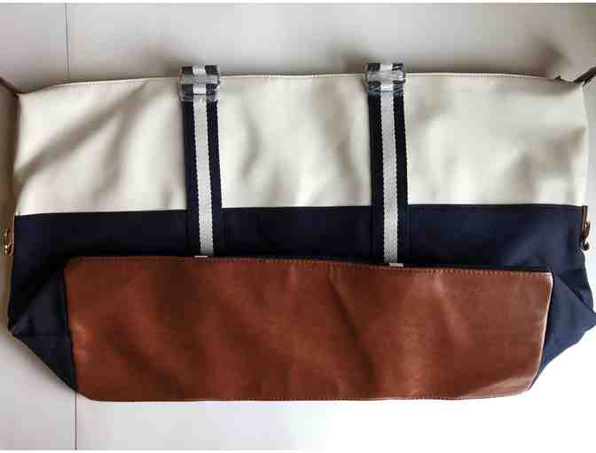 Polo Bag with Leather Bottom
