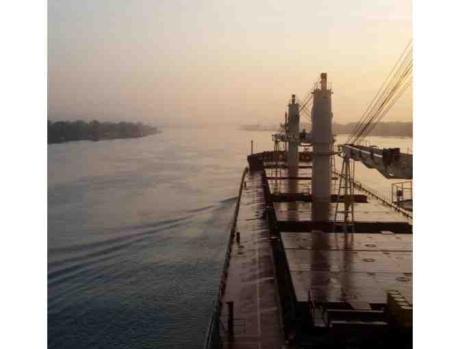 Scale the Side of a Freighter along with the Pilot and Ride from Port Huron to Detroit on