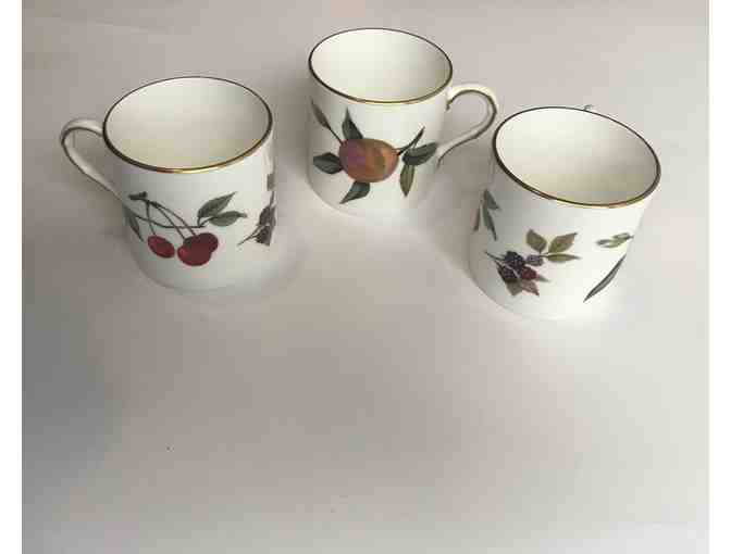 Three Hand Painted Tea Cups