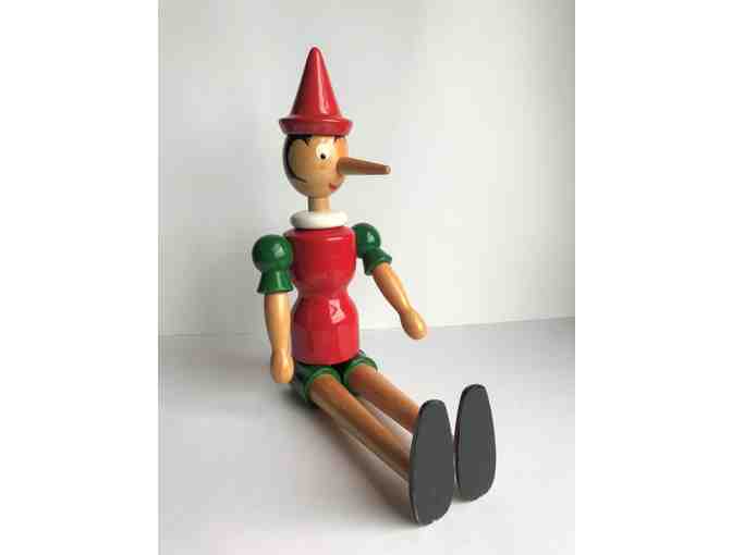 Vintage Wooden Movable Parts Pinocchio Doll
