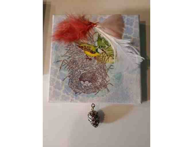 'Tweet' - stretch canvas collages