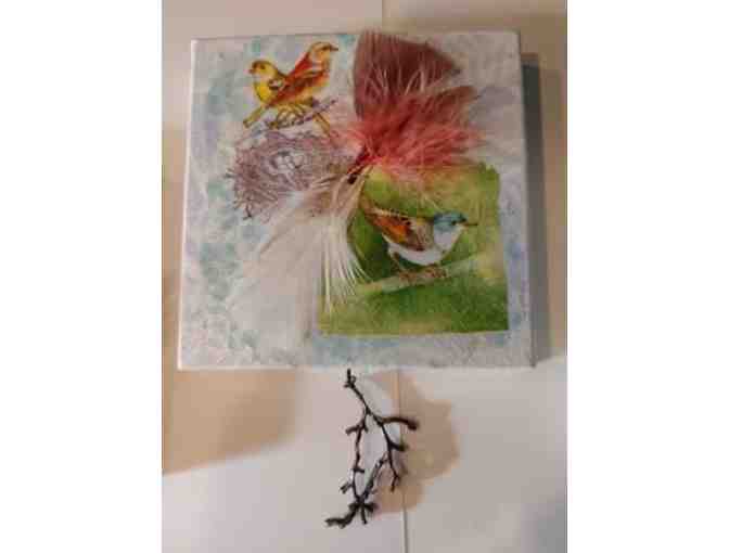 'Tweet' - stretch canvas collages