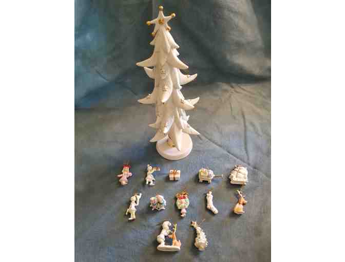 Lenox How the Grinch Stole Christmas, Complete vintage Tree with 12 Ornaments