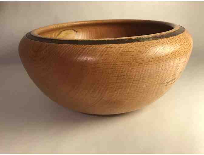 Beautiful Hand-turned Wooden Bowl from Camp Cavell Oak Tree!