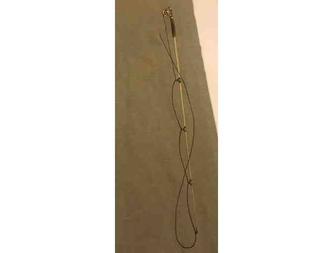 Trout T-Shirt, Embroidered, Size Large - Long sleeve