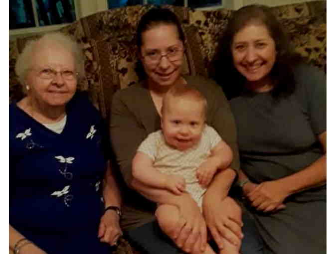 Hand Knit Christmas Sock Personalized for YOU!