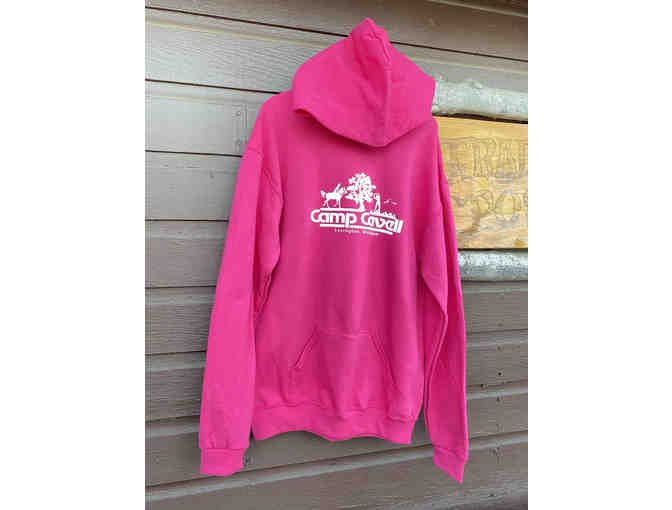 Camp Cavell Gear - Youth Pink LARGE Hoodie - Photo 1