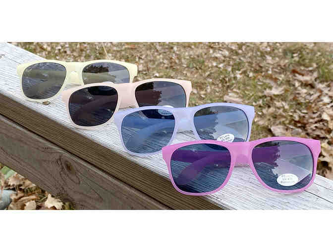 Camp Cavell Color Changing Frame Sunglasses - UV Protective Lens - BLUE - Photo 1