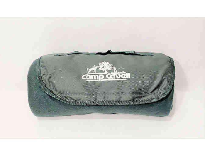 Camp Cavell fleeced colored blanket - GREEN - Photo 1
