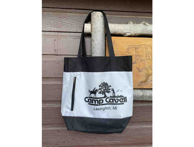 Camp Cavell Canvas BLACK Tote Bag - Photo 2