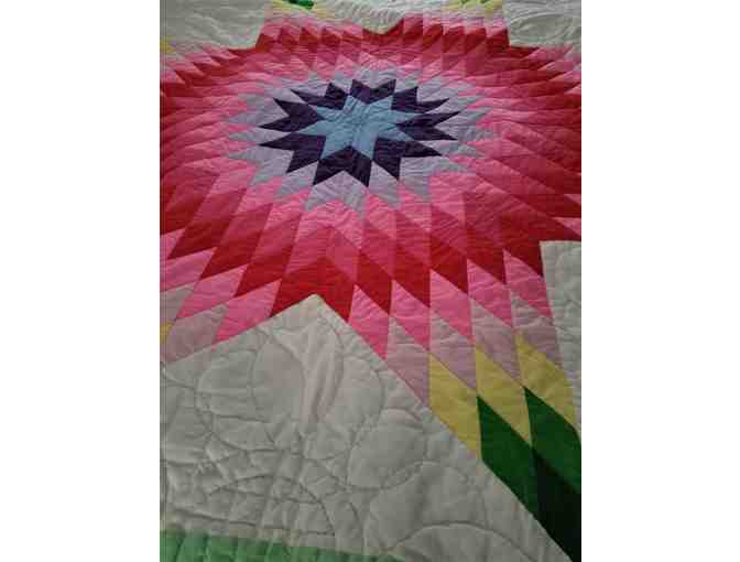 Handmade  Quilt - Lone Star Pattern