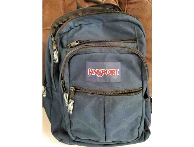 Blue Jansport Backpack