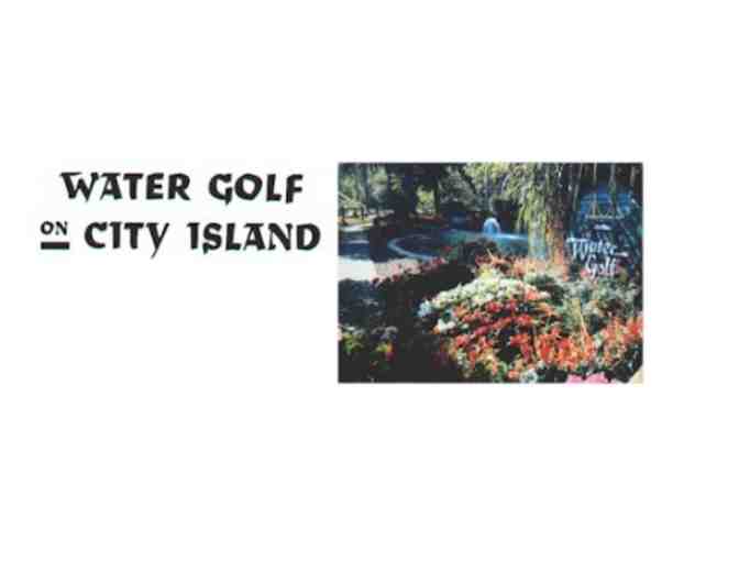 Water Golf on City Island for 1 Adult and 1 Child