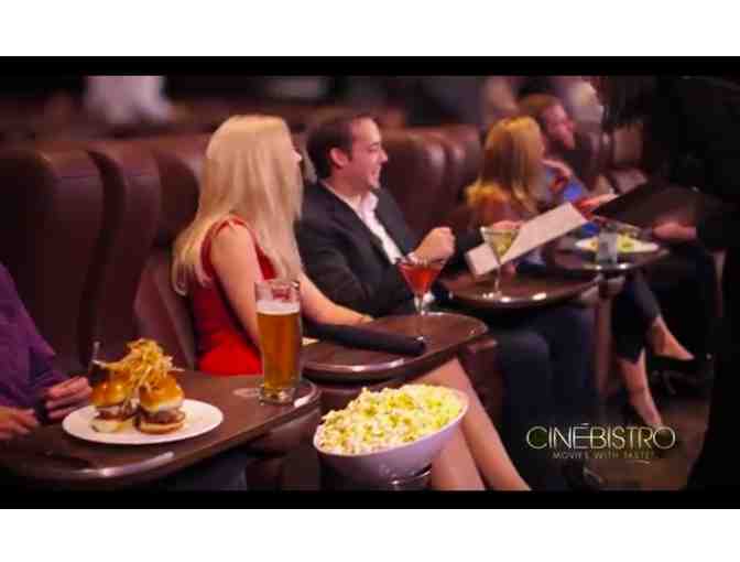 2 Admissions  to the Movies at Cinebistro  in 10 States - Photo 1