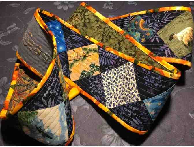 Hill and Sea Handmade Quilted Guitar Strap