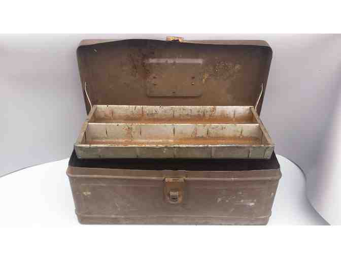 Vintage Climax Metal Tool or Tackle Box