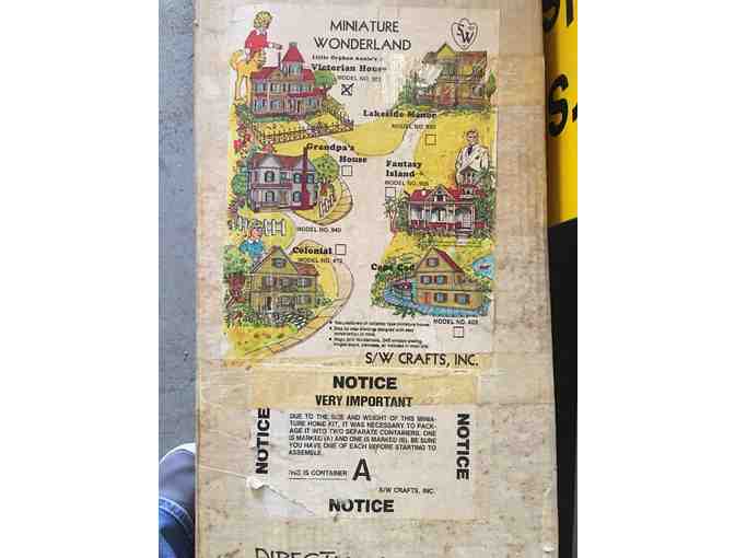 Vintage Little Orphan Annie's Victorian Dollhouse Kit