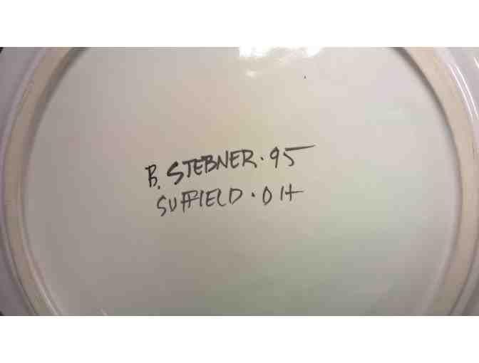 Bruce Stebner Hand Painted Plate