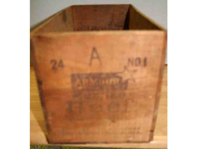 Armour Corned Beef Wooden Shipping Box