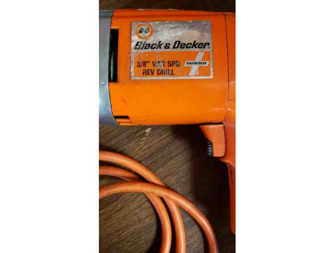 Used Black & Decker Drill with Masonry Attachment