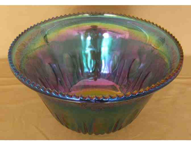 Carnival Glass Punch Bowl