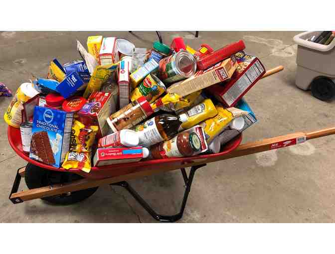 Wheelbarrow Full of Groceries