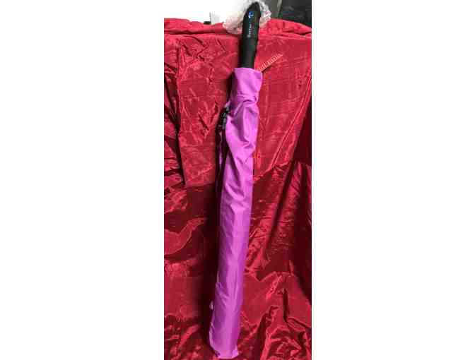 Better Brella - 44' Purple Elite Auto Open Reverse Umbrella with Matching Carrying Case