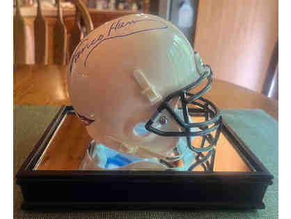 Franco Harris and Lydell Mitchell Autographed PSU mini helmet