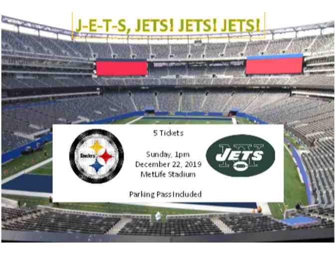 Five (5) Jets vs. Steelers Tickets (Section 225A) - Photo 1