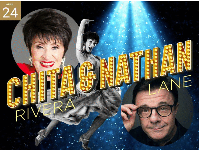 4 front-row/VIP seats to a conversation with Chita Rivera and Nathan Lane at the Streicker - Photo 1
