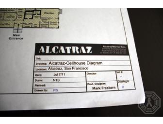 Autographed ALCATRAZ Set Construction Guidebook (signed by Zack Grobler & Jorge Garcia)