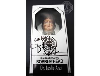 Autographed LOST Bobble Head: Dr. Leslie Arzt (Signed by Daniel Roebuck)