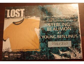 Autographed LOST Costume card #56/350: Young Ben