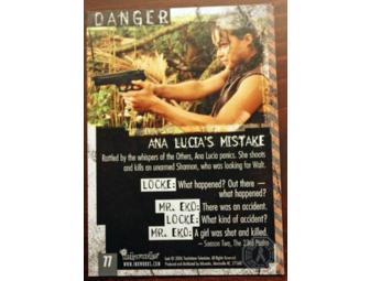 Autographed LOST Ana Lucia card (signed by Michelle Rodriguez)