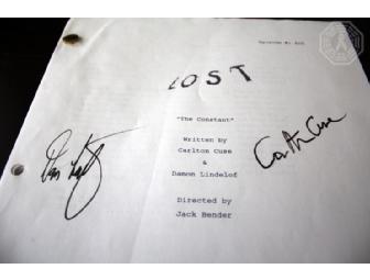Authentic Autographed LOST Script: 'The Constant' (Signed by Damon L & Carlton C)