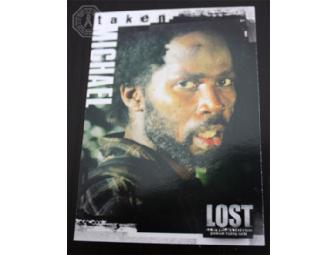 Autographed LOST Michael card 4 (signed by Harold Perrineau)