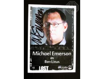 Autographed LOST Ben Linus card 1 (signed by Michael Emerson)