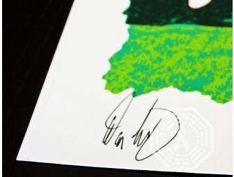Autographed LOST Print: Nate Duval 'The Barracks' #34/300 (signed by Damon Lindelof)